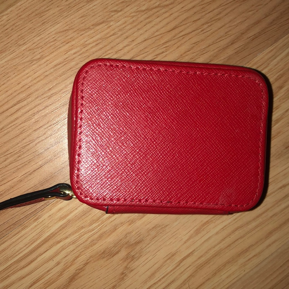Brand New Neiman Marcus Mini Red Red Wallet